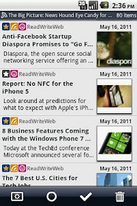 Daily Reader (Google Reader) screenshot 0