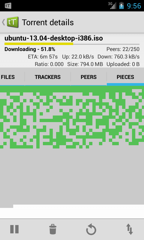 tTorrent Pro - Torrent Cliente - Screenshot