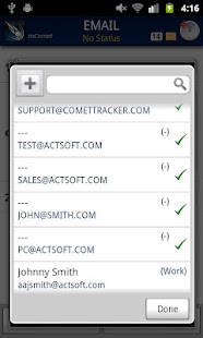 Actsoft Comet Tracker - screenshot thumbnail