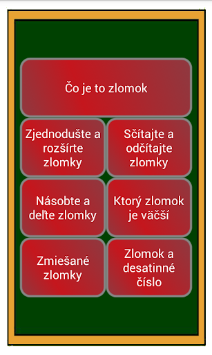 Zlomky - matematika