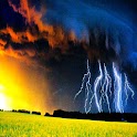 3D Lightning logo