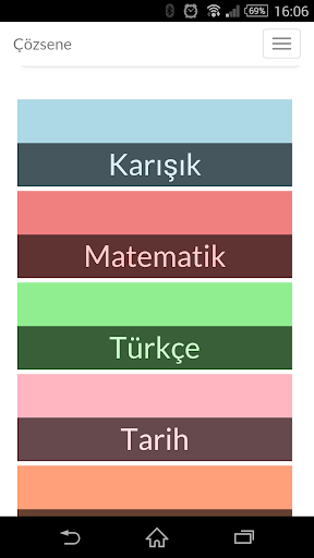 Tüm Sınıflar Soru Bankası