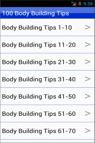 Bodybuilding Tips