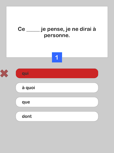 【免費教育App】French Test Lite-APP點子