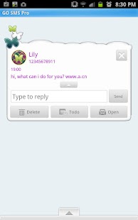 How to mod GO SMS - Butterfly Plaid Sky lastet apk for laptop