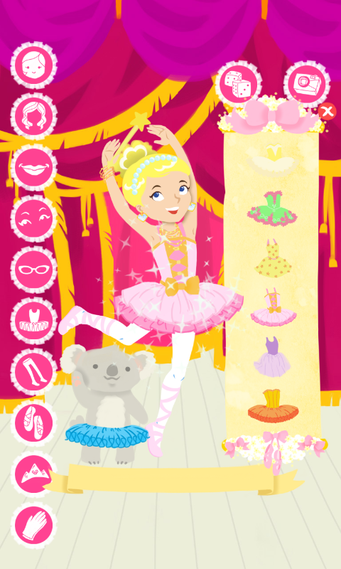 Ballet Fashion Show Dress Up Screen 1