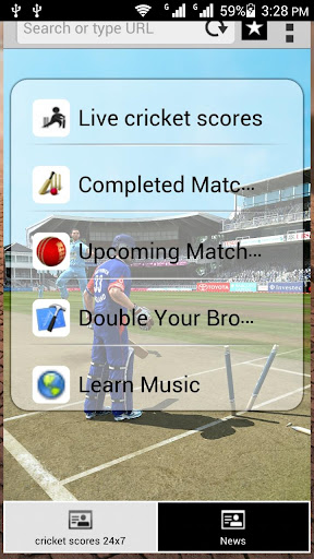 Cricket scores 24x7