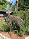 Southwick Zoo Metal Giraffe Sculpture