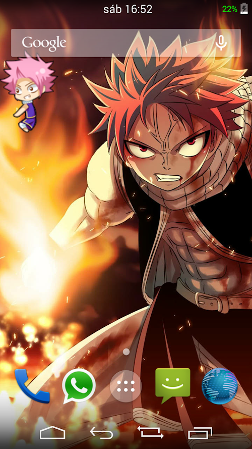 Android application Shimeji - Natsu Doll live screenshort
