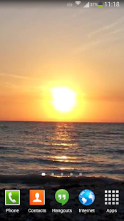 Sunset Ocean Live Wallpaper HD Screenshots 5