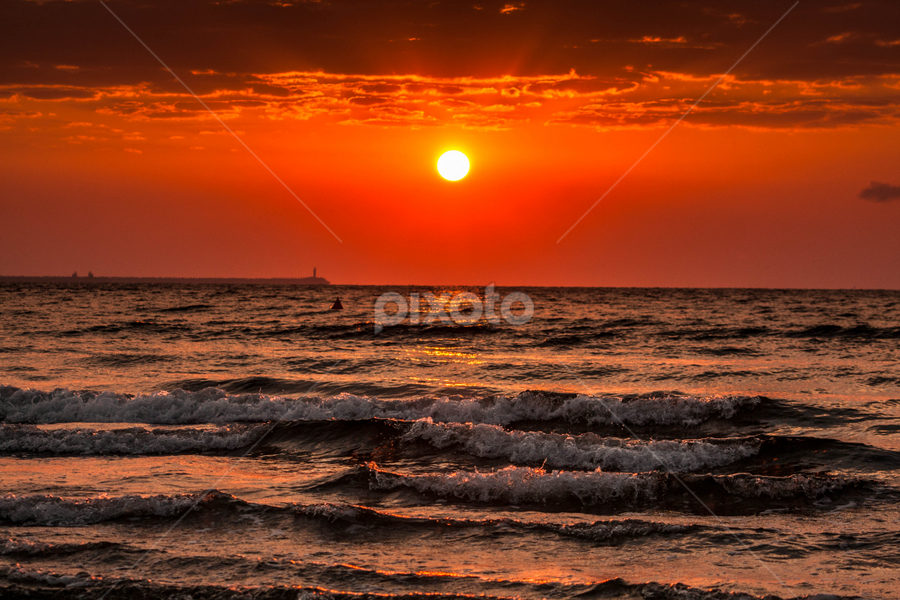 Mamaia by Hamos Gyozo - Landscapes Sunsets & Sunrises