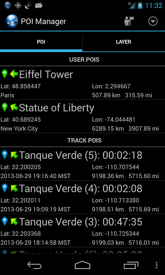    Ultra GPS Logger- screenshot  