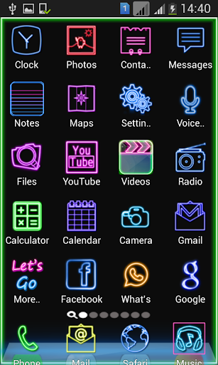 Neon Screen Launcher