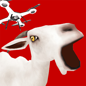 动作のDrone with Goat Simulator LOGO-記事Game