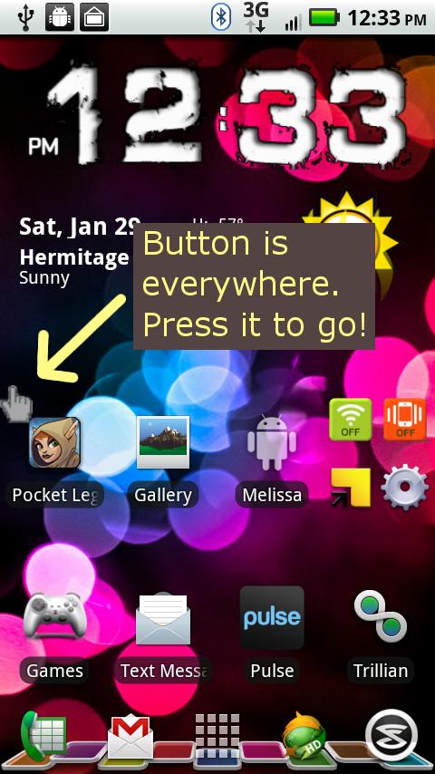 Gesture Launcher Screen 2