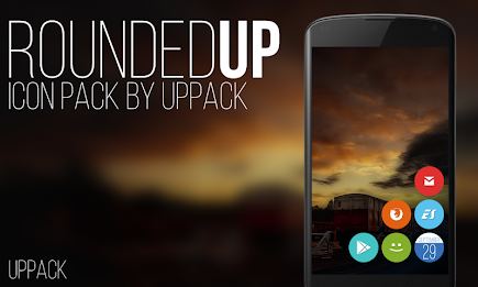Rounded UP - icon pack poster 3