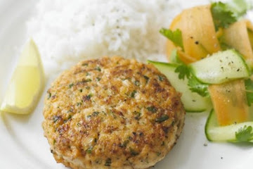 Superhealthy salmon burgers