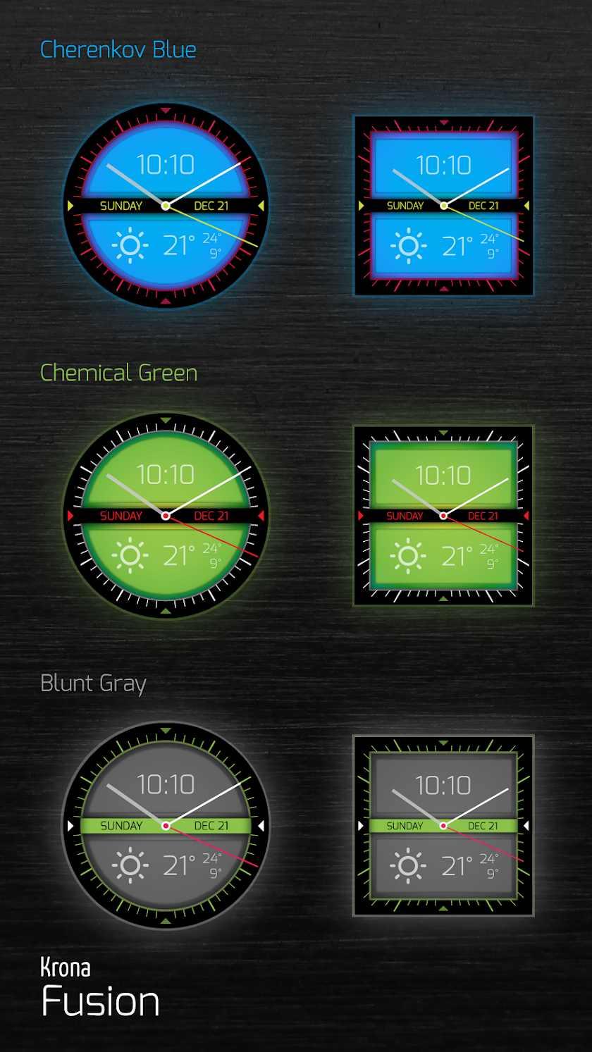 Krona Fusion Watchface Screen 3