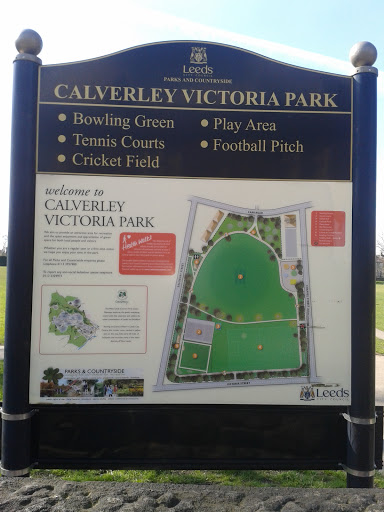 Calverley Victoria Park Info Board