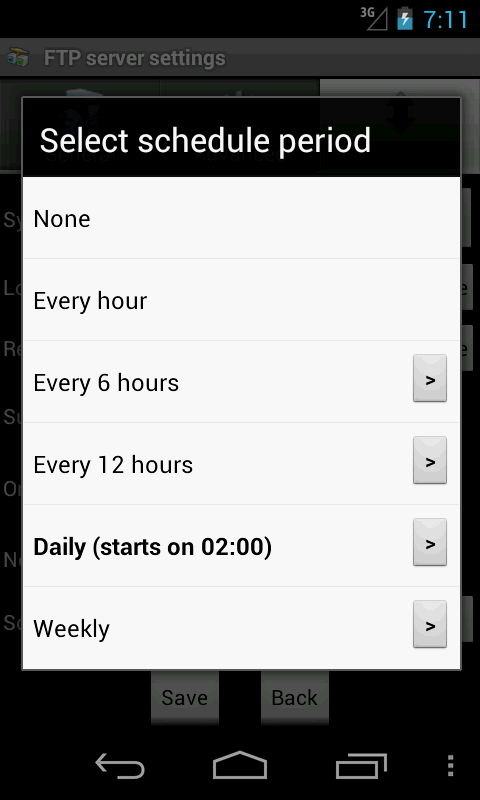    AndFTPPro- screenshot  