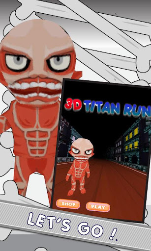 3D Titan Run - Warrior Attack