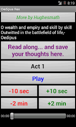 Oedipus the King audio, text poster 7
