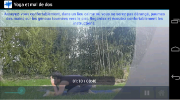 Yoga et mal de dos (PLUG) APK capture d'écran Thumbnail #4