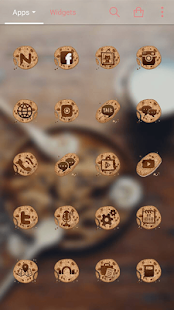 Free Download Cookies LINE Launcher theme APK for Android