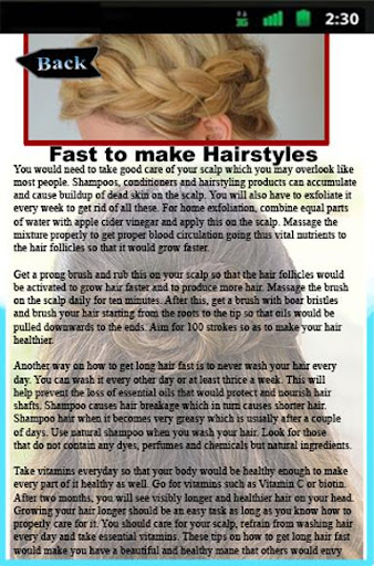 【免費個人化App】Fast to make Hairstyles-APP點子