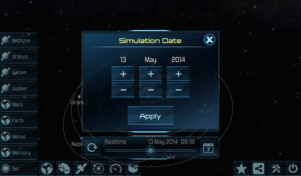 Solar System Explorer HD Pro - screenshot