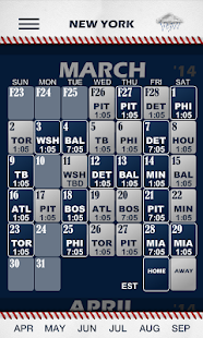 Free Download Baseball Pocket Sked - Yankees APK