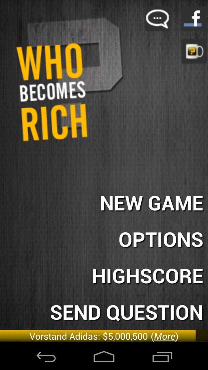 Who Becomes Rich (ad-free) Screen 2