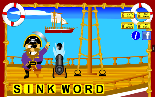 【免費拼字App】Sink Word Pirate Schooner-APP點子