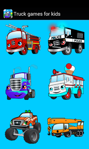 Car truck games for kids free