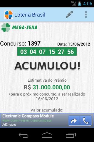 Loteria do Brasil Screen 2