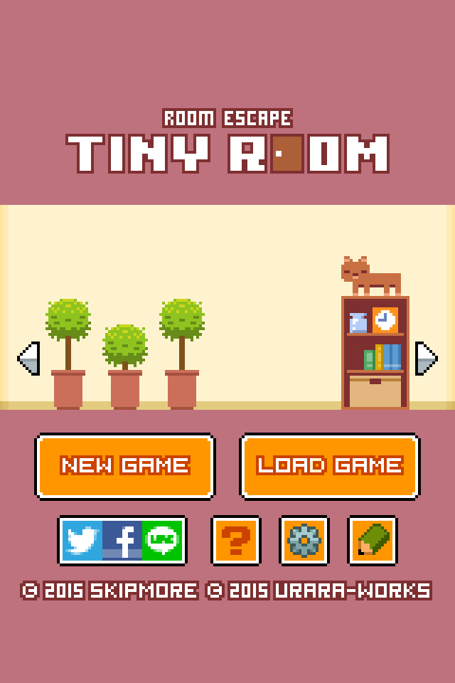 Android application Tiny Room - room escape game - screenshort