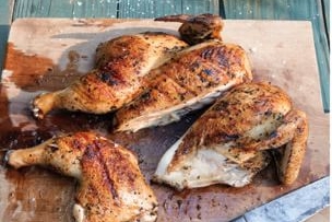 Greek-Style Butterflied Chicken
