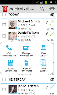 Unlimited Call Log - screenshot thumbnail