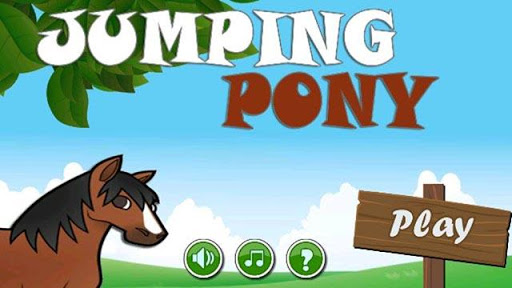 Jumping Pony Horse