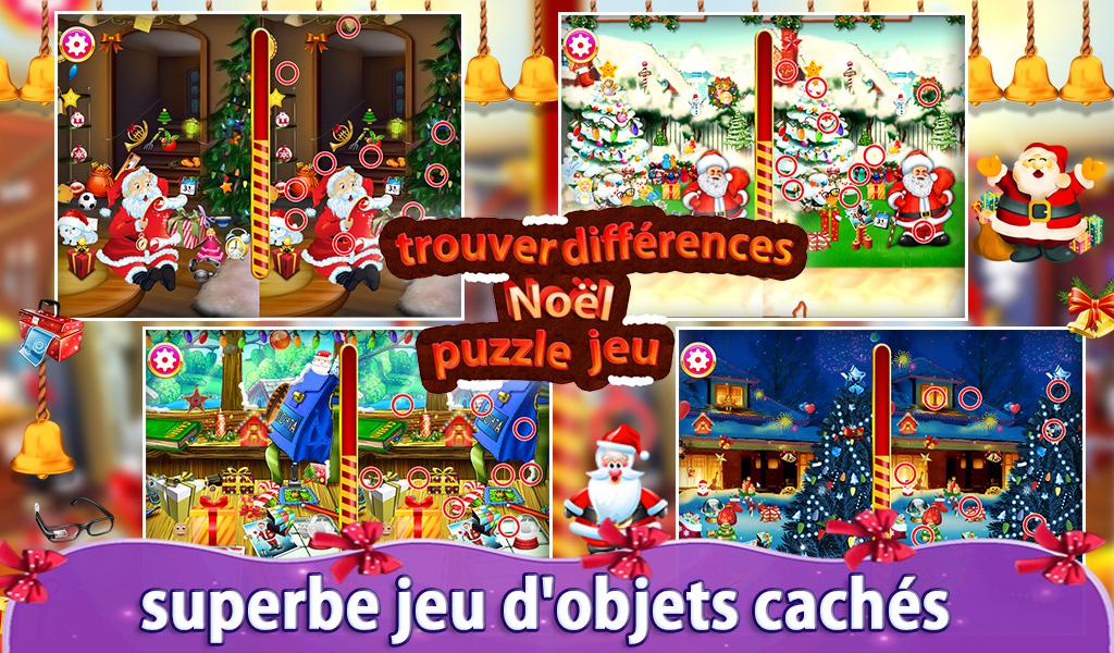 Android application Find Differences Christmas screenshort