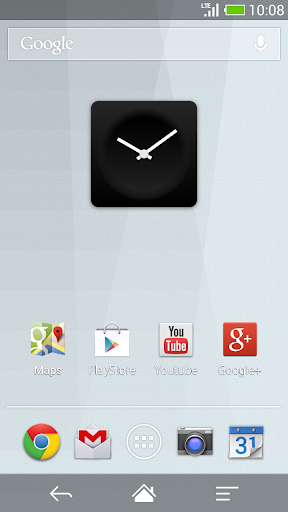 Modern clock widget B-Me Clock