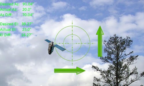 Android application SatCalc Pro Satellite Finder screenshort