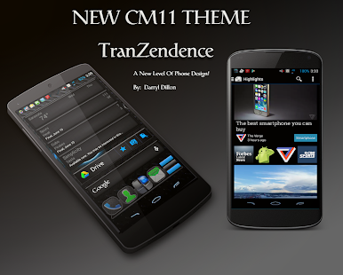 TRANZENDENCE CM11 THEME - screenshot thumbnail