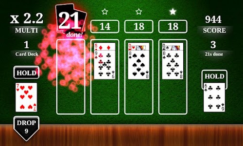 Android application Simply 21 - Blackjack screenshort