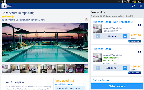 Booking.com Hotel Reservations - screenshot thumbnail