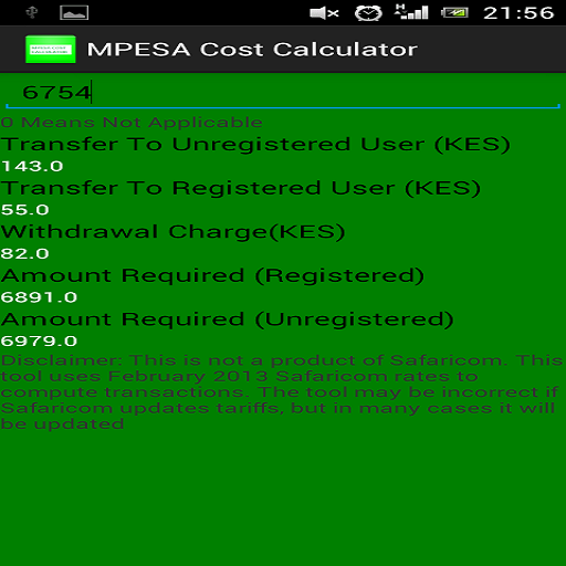 Mpesa Cost Calculator-New LOGO-APP點子