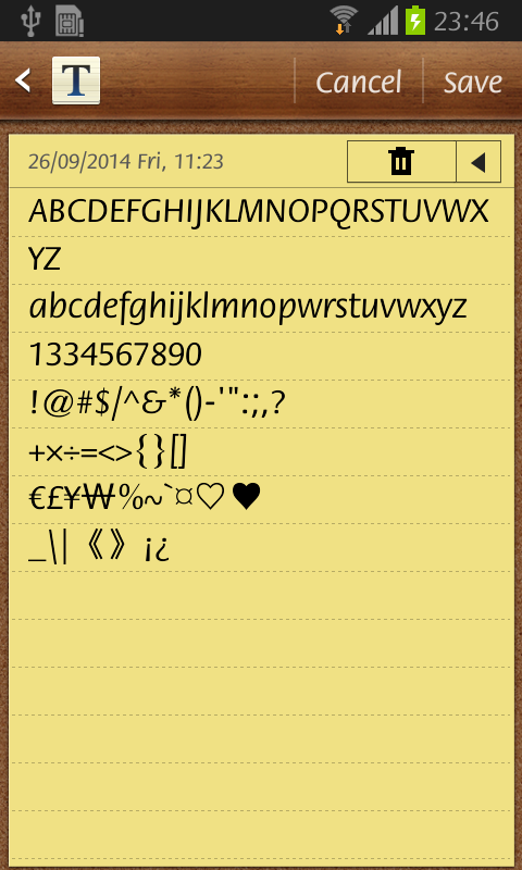 Flora FlipFont Screen 3
