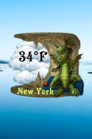 Dragon Weather Widget Screen 1
