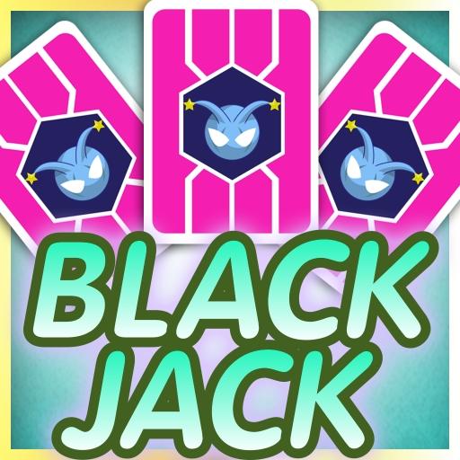 BLACKJACK 21, 2044 VERSION LOGO-APP點子