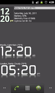 Advanced Clock Widget Pro v0.761